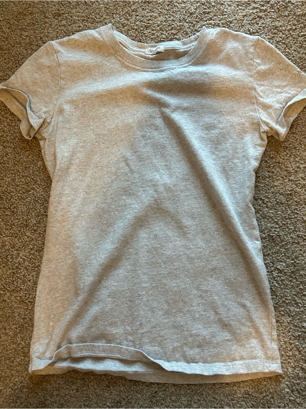 Brandy Melville Heather Gray Crewneck Tee